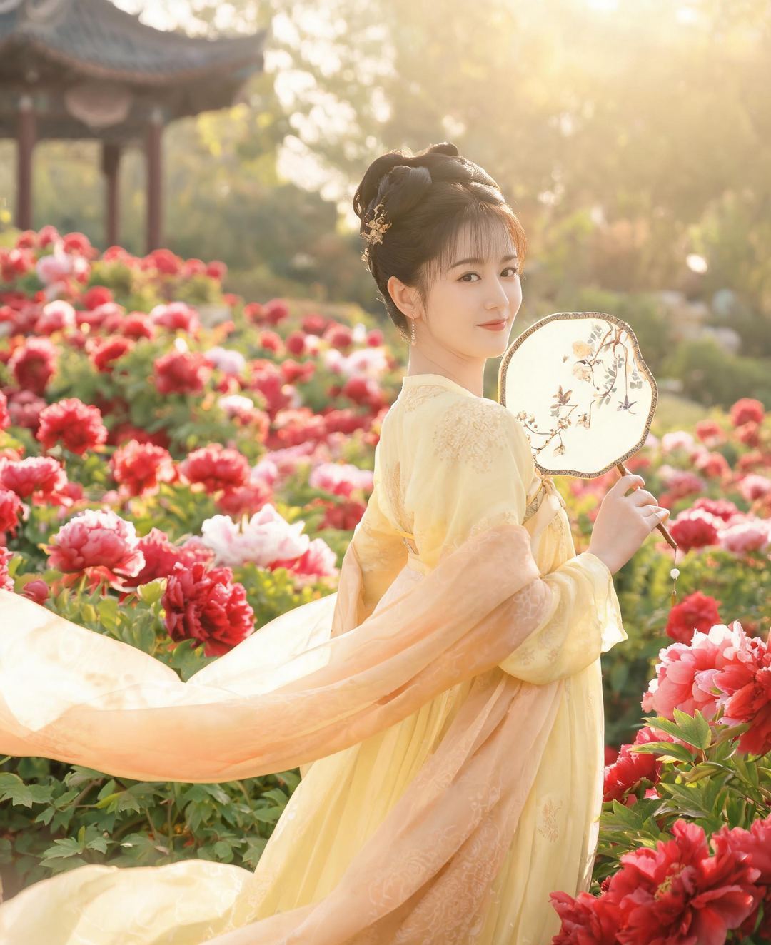 Chinese silk round fan collection - wholesale handcrafted fans Suzhou